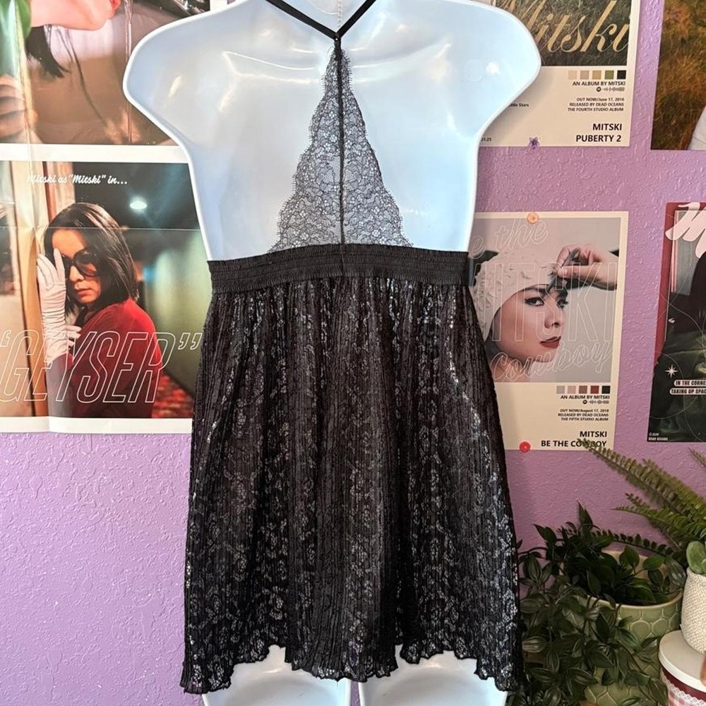 Victoria's Secret Black Lace Babydoll Top - Picture 2 of 3